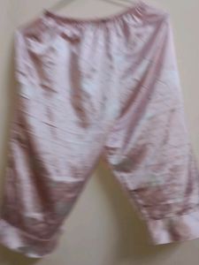 Pink Satin Heart Pajama Set
