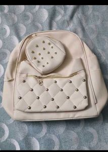 Stylish Backpack with Stud Details