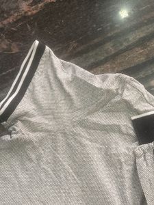 Gray Cotton Blend Shirt