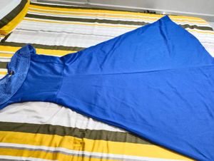 Elegant Blue Maxi Dress