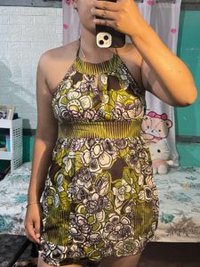Floral Halter Sundress