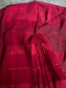 Saree With Heavy Blouse