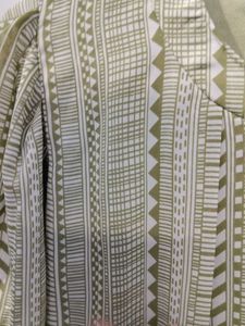 Patterned Long Sleeve Top