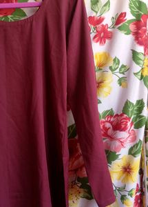 Maroon Short Kurti - Elegant and Chic! ❤️