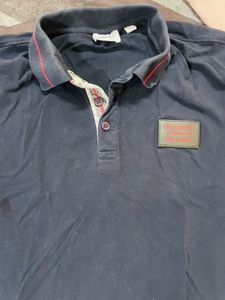 Stylish Navy Blue Polo Shirt