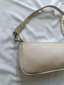 Women crocodiele-embossed Shoulder Bag