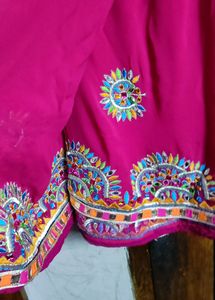 Rani Pink Saree