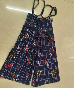 Cute Floral Overalls Pants For Baby Girls