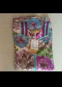 Brand New Mal Cotton Zipper Nighty