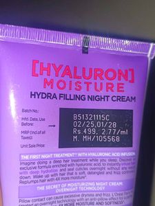 L&#39;Oreal Hyaluron Moisture Night Cream