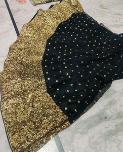 Black Sequence Lehnga