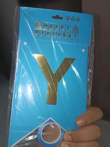 Paper Birthday Banner - 1 Pack