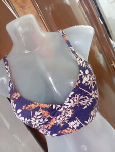 Floral Print Bra