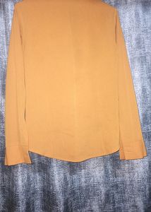 Mustard Yellow Ruffle Top