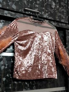 Velvet &amp; Lace Top