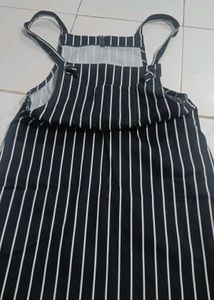 Black Dungree Dress