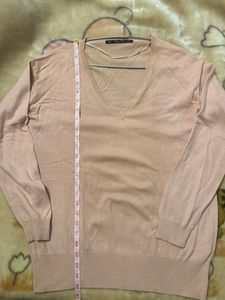 ZARA  V-Neck Knit Top