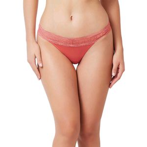 Coral Lace Thong
