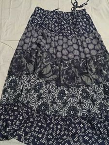 Floral printed ethnic skirt