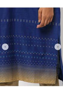 Beautiful Blue Design Printed Kurti