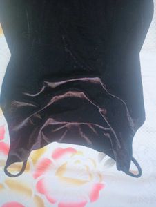 Black Velvet Mini Dress