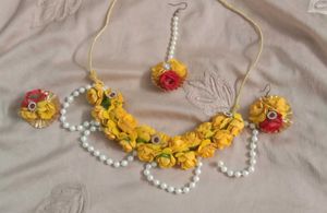 Haldi Jewellery Set