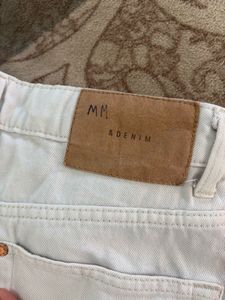 Wide Leg White Jeans