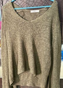 A Jute Deep Neck Top