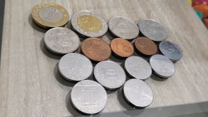 Saudi Riyal And German Euro Cents Coins