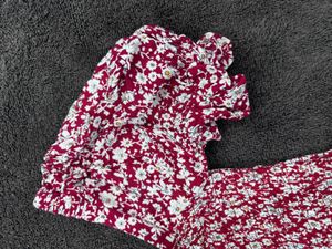 Floral Print Crop Top