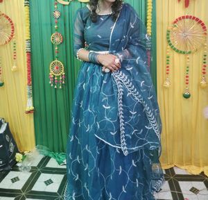 Elegant Teal  lehenga