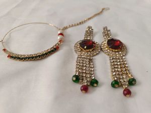 Premium Nath And Earings