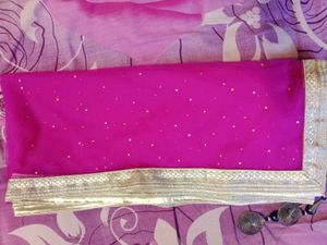 Blue &amp; Gold Embellished Lehenga Skirt