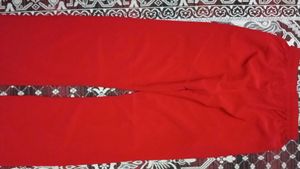 Red Graphic Print Lounge Pants