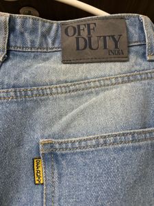 OFF DUTY Wide Leg Denim Jeans