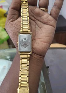 Sonata Gold Polish Men Watch