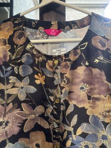 Floral Print Kurta