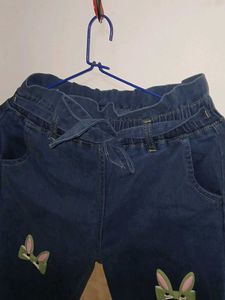 Cute Bunny Stretchable Jeans
