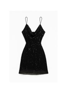 Backless Sequin Mini Dress