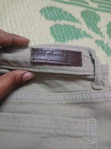 Olive Green Loose Fit high waist Jeans