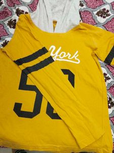 Yellow &#39;New York 58&#39; Tee
