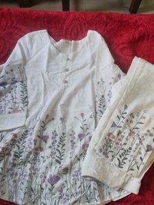 Floral Print Kurta Set