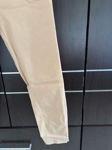 Beige Casual Pants