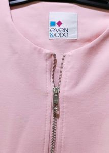Pink Long Jacket Dress