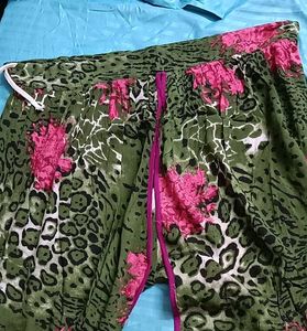 Floral Print Doti Type Pants