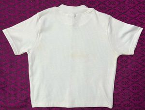 white crop top small