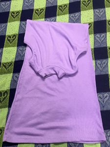 Lavender Sleeveless Mini Dress