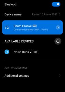 Noise Shot Groove Earbuds