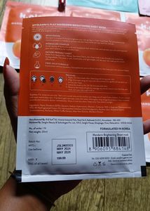 Myglamm Sheet mask Pack Of 1 😀