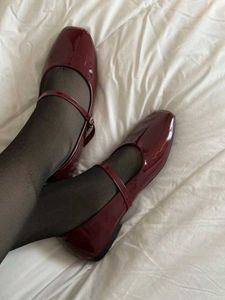Cherry Red Flats🌹
